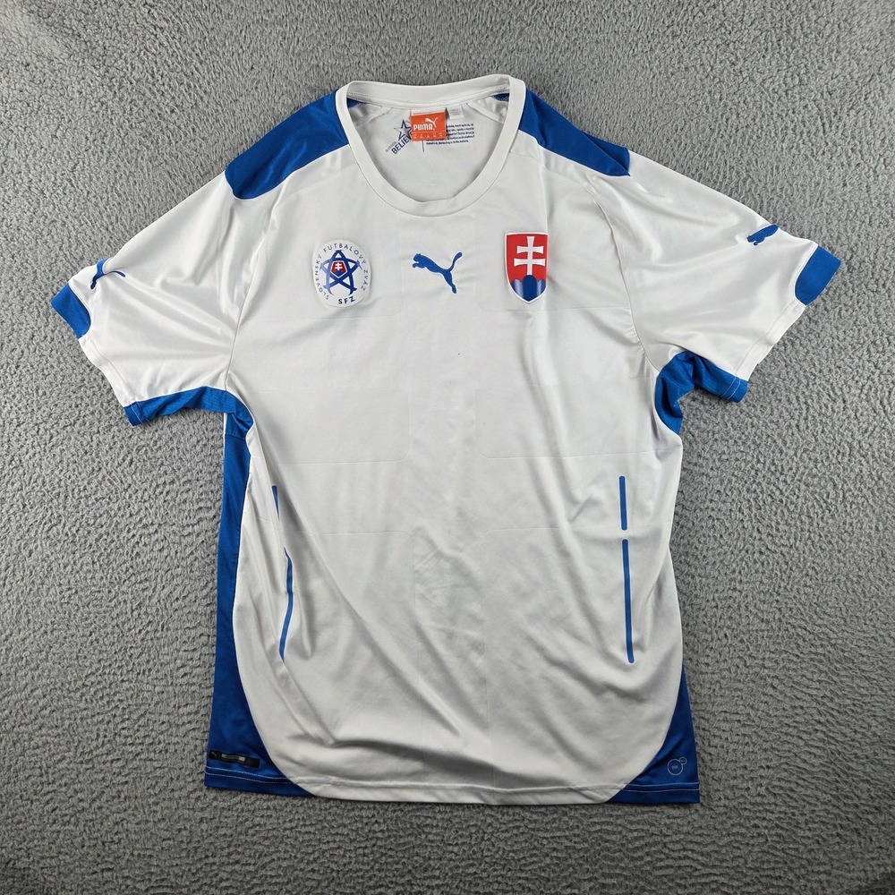 SLOVAKIA 2014 2016 HOME FOOTBALL SOCCER SHIRT JERSEY PUMA Size XL